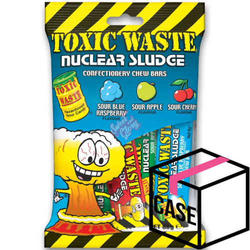 Toxic Waste Nuclear Sludge Mini Chew Bars 80g - Case