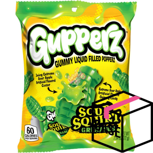 Gupperz Sour Squirt Grenades 72g - Case