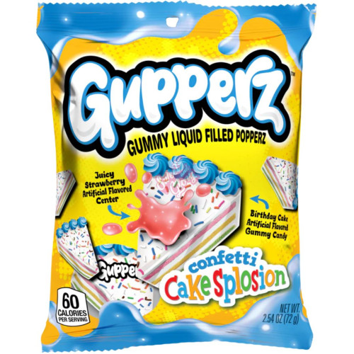 Gupperz Confetti Cakesplosion 72g - 12ct