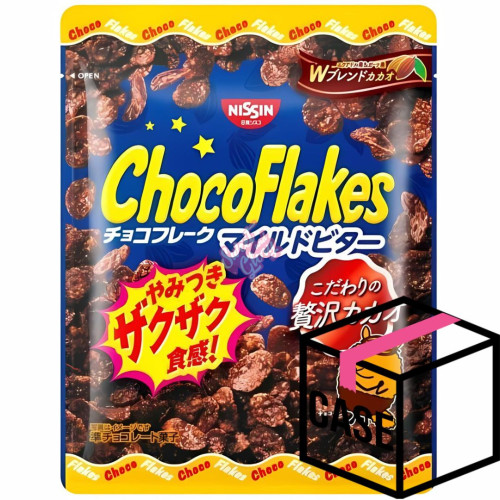 Nissin Choco Flakes Bitter Chocolate (Japan) 65g - Case