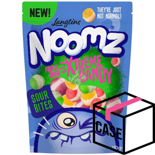 Sweet and Glory - Noomz Freeze Dried Sour Bites 110g - Case