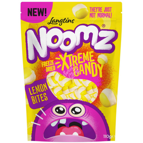 Noomz Freeze Dried Lemon Bites 110g - 12ct