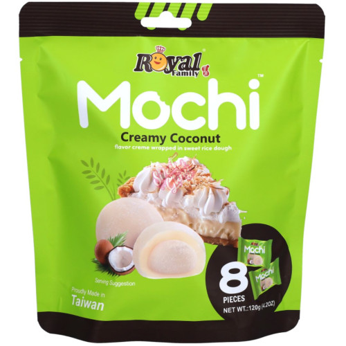 Royal Family Mochi Creamy Coconut 120g - 12ct