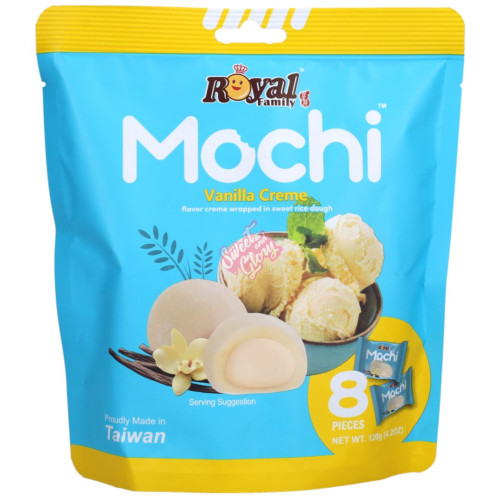 Royal Family Mochi Vanilla Creme 120g - 12ct