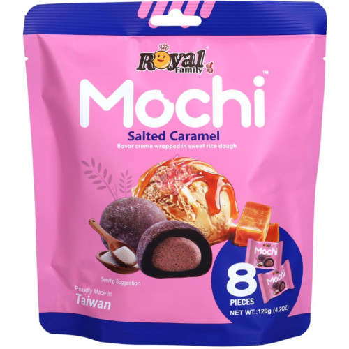 Royal Family Mochi Salted Caramel 120g - 12ct