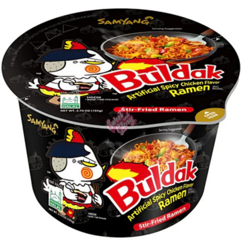 Samyang Buldak Hot Chicken Big Bowl 105g - Case