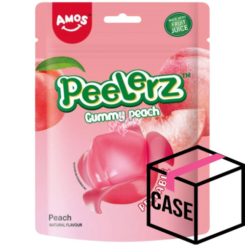 Amos Peelerz Gummy Peach 40g - Case