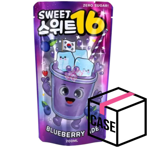 Sweet 16 Blueberry Ade (Korea) 200ml - Case