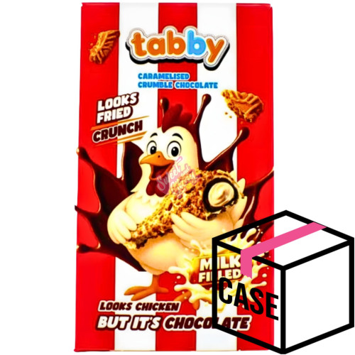 Tabby Chicken Chocolate 50g - Case