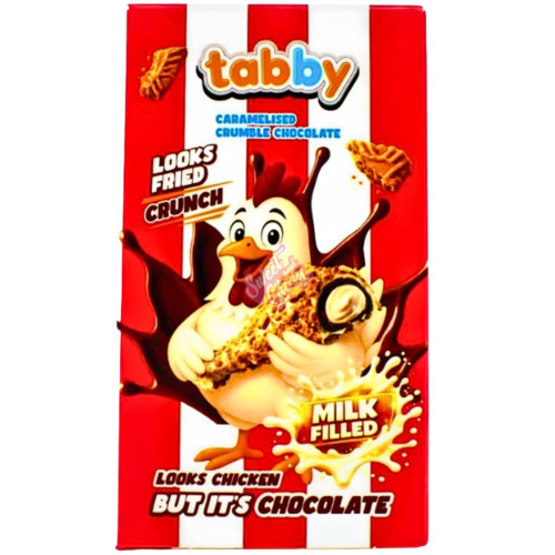 Tabby Chicken Chocolate 50g - 12ct