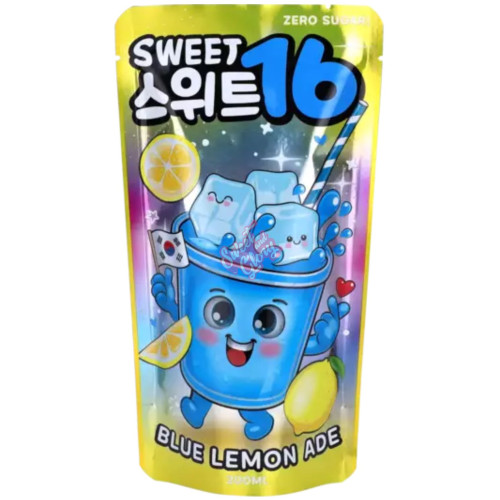 Sweet 16 Blue Lemon Ade (Korea) 200ml - 10ct