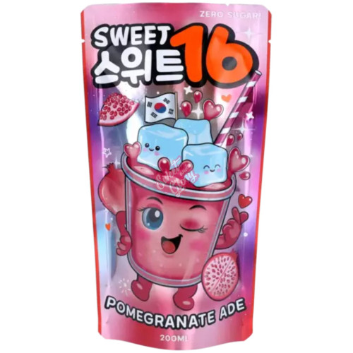 Sweet 16 Pomegranate Ade (Korea) 200ml - 10ct