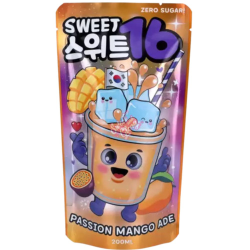 Sweet 16 Passion Mango Ade (Korea) 200ml - 10ct