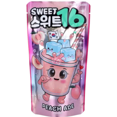 Sweet 16 Peach Ade (Korea) 200ml - 10ct