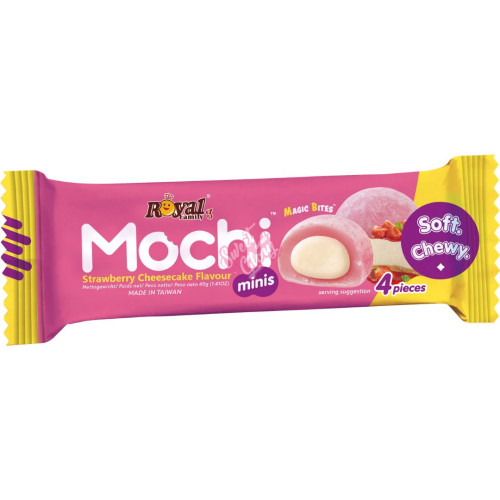 Royal Family Mochi Mini's Strawberry Cheesecake 40g - 12ct