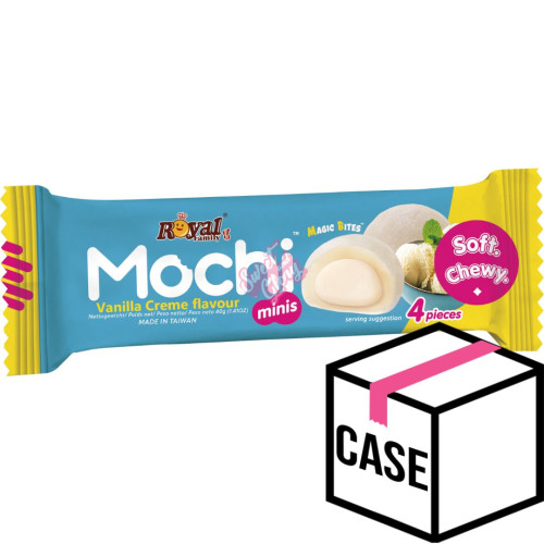 Royal Family Mochi Mini's Vanilla Cream 40g - Case