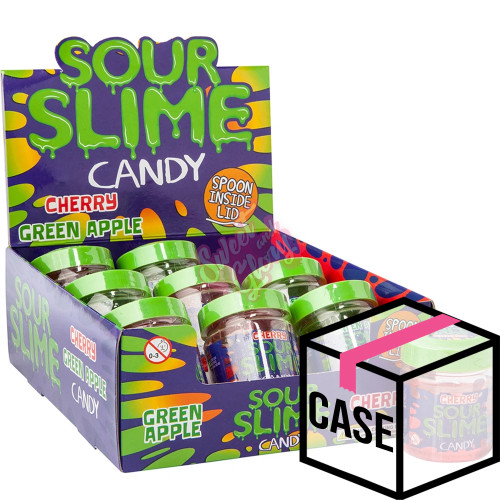Gummie Candy Sour Slime 99g - Case