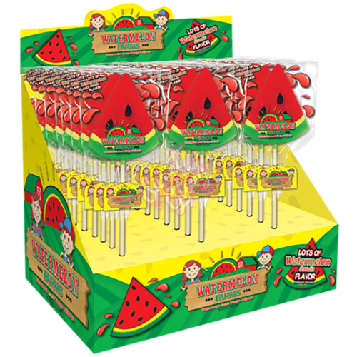 Watermelon Farm Lollipops 60g - 24ct