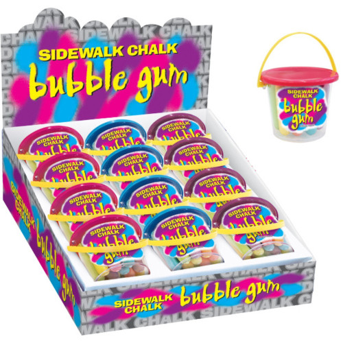 Sidewalk Chalk Bubble Gum 70g - 12ct