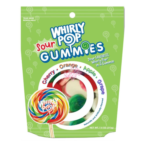 Whirly Pop Sour Gummies 213g - 12ct