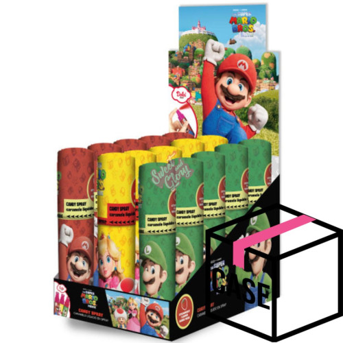 Super Mario Bros Candy Spray 25ml - Case