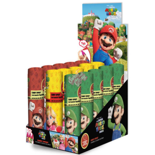 Super Mario Bros Candy Spray 25ml - 15ct