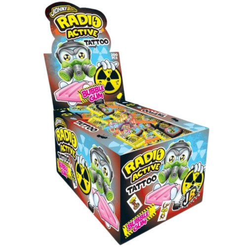 Johny Bee Radio Active Gum 5g - 200ct
