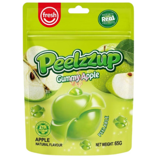 Peelzzup Gummy Apple 65g - 12ct