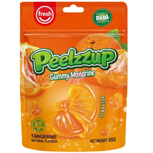 Peelzzup Gummy Mandarin 65g - 12ct