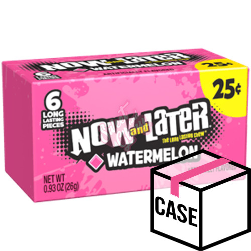 Now & Later Watermelon 26g - Case