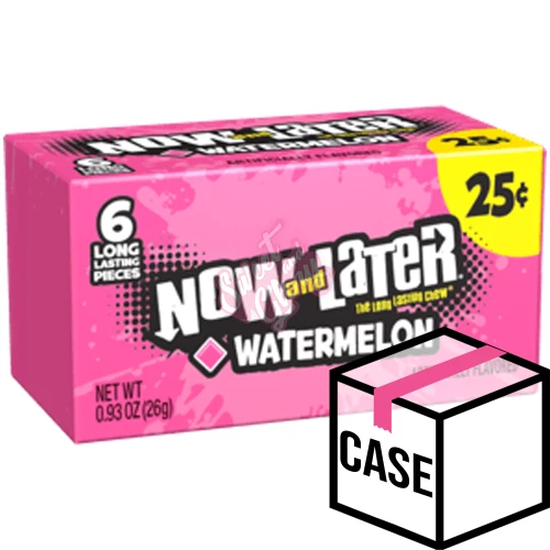 Now & Later Watermelon 26g - Case