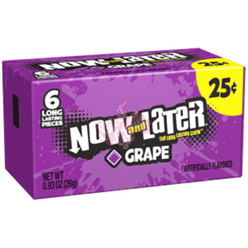 Now & Later Grape 26g - 24ct