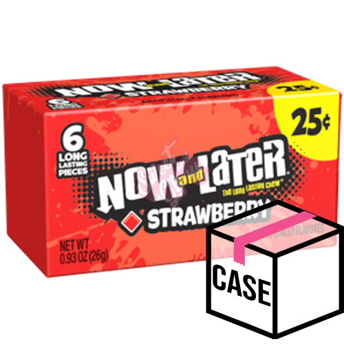 Now & Later Strawberry 26g - Case
