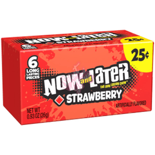 Now & Later Strawberry 26g - 24ct