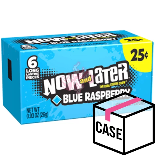 Now & Later Blue Raspberry 26g - Case
