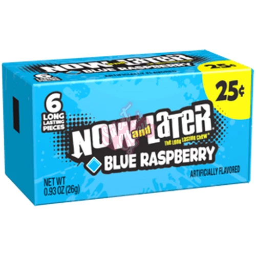 Now & Later Blue Raspberry 26g - 24ct