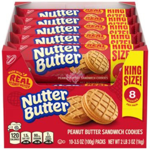 Nutter Butter King Size 100g - 10ct