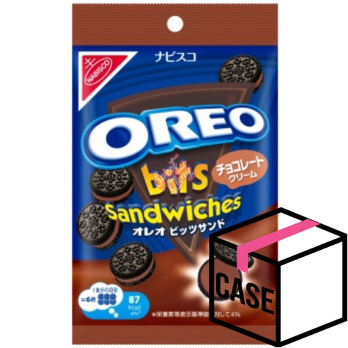 Oreo Bits Chocolate Cream Sandwich Cookies (Japan) 65g - Case