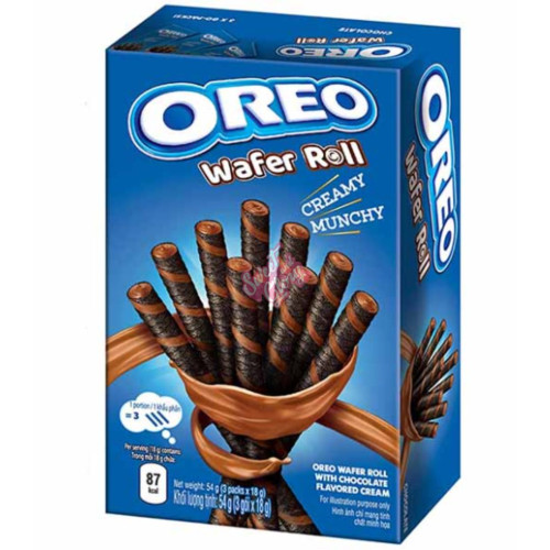 Oreo Wafer Roll Chocolate 54g - 20ct