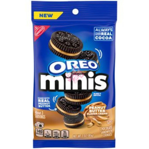 Oreo Minis Peanut Butter 85g - 12ct