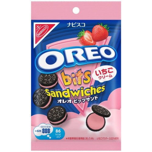 Oreo Bits Sandwiches Strawberry Cream (Japan) 65g - 10ct