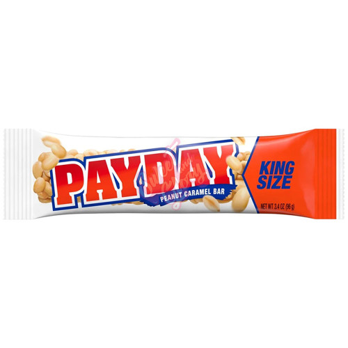 Payday Peanut Caramel Bar King Size 96g - 18ct