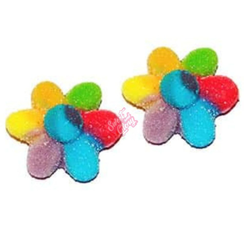 Dulce Plus Sugared Rainbow Flowers 1kg - 1ct