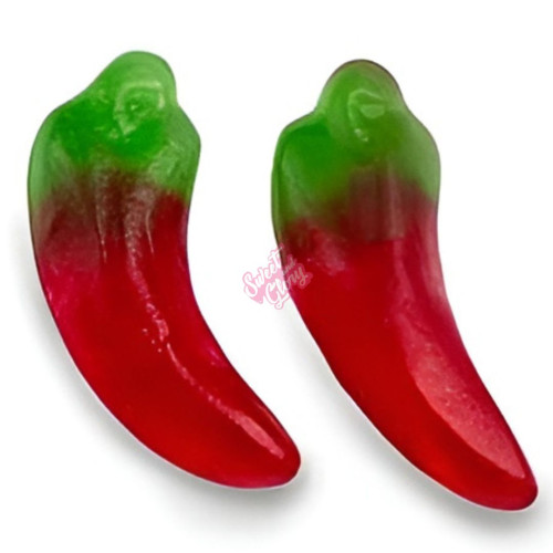 Dulce Plus Mini Jelly Chilli Peppers 1kg - 1ct