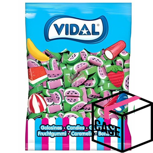 Vidal Watermelon Slices 1kg - Case