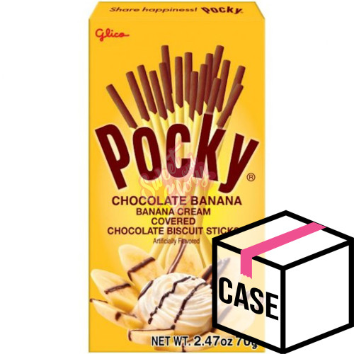 Pocky Chocolate Banana 70g - Case