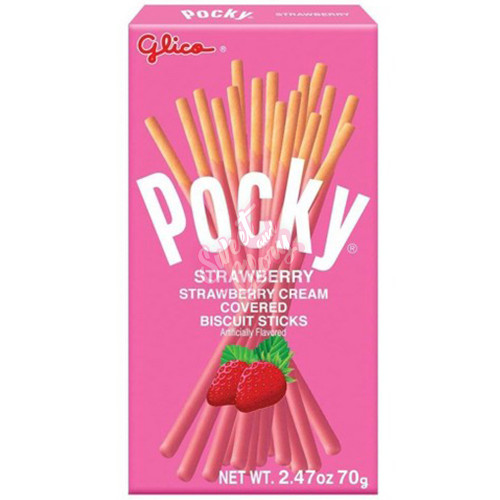 Pocky Strawberry 70g - 10ct