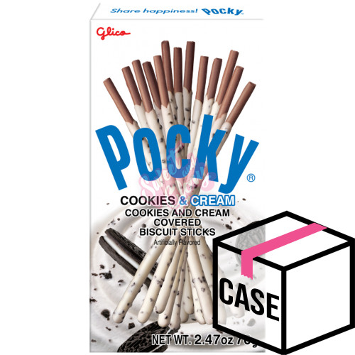 Pocky Cookies and Cream 70g - Case