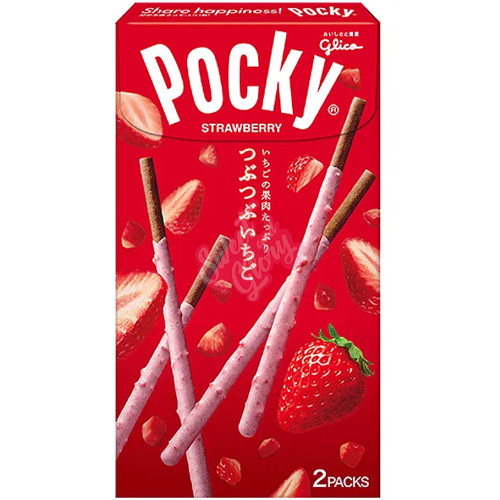 Glico Pocky Strawberry (Japan) 55g - 10ct