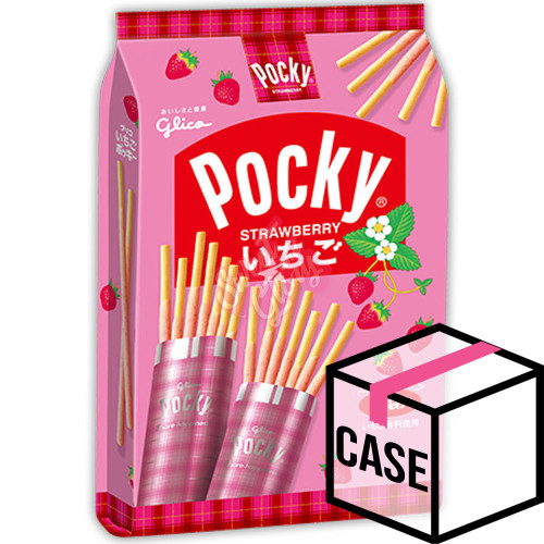 Glico Pocky Strawberry (Japan) 119g - Case